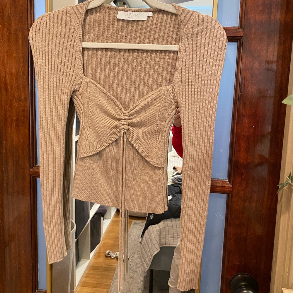 Astr the label long sleeve sweater
